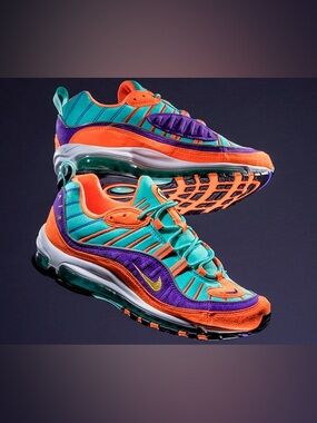 Nike Air Max 98 Cones| 🍊 🍇 🐳 | Size 9.5